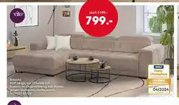 Möbel Martin Ecksofa Stoff beige offre