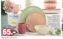 Möbel Martin CREATABLE Kombiservice Scarlett, Porzellan, mehr- farbig, bestehend offre