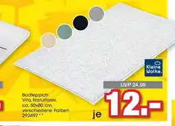 Möbel Martin Badteppich Vita, Naturfaser offre