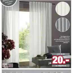 Möbel Martin Fertiggardine 100% Polyester, mit Multifunktionsband offre