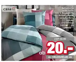 Möbel Martin Bettwäsche Kora, Satin, 100% Baumwolle offre