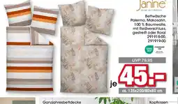 Möbel Martin Bettwäsche Palermo, Makosatin, 100% Baumwolle offre