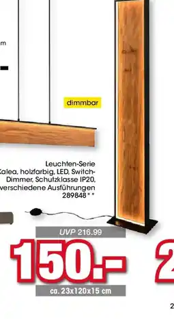 Möbel Martin Leuchten-Serie Kalea, holzfarbig, LED, Switch- Dimmer offre