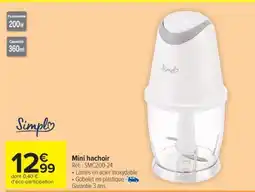 Carrefour Market Mini hachoir offre