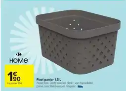 Carrefour Market Pixel panier 1,5 L offre