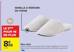 Carrefour Market Mule Adulte offre