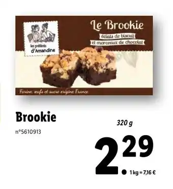 Lidl Brookie offre