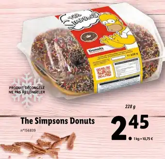 Lidl The simpsons donuts offre