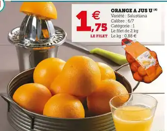 U Express Orange a jus u offre