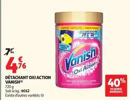 Auchan Détachant oxi action vanish offre