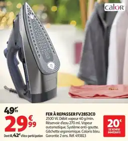 Auchan Fer à repasser fv2852c0 offre