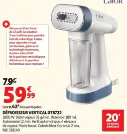Auchan Défroisseur vertical dt8722 offre