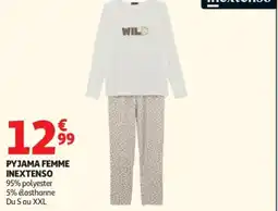 Auchan Pyjama femme inextenso offre