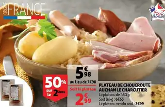 Auchan Auchan plateau de choucroute offre