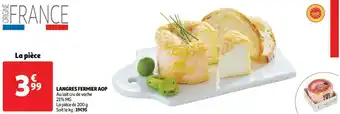 Auchan Langres fermier aop offre