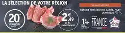 Intermarché Jean rozé côte de porc (échine, carré, filet) offre