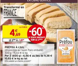 Intermarché Paso préfou à l'ail offre