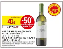 Intermarché Secret d'eugénie aop tursan offre