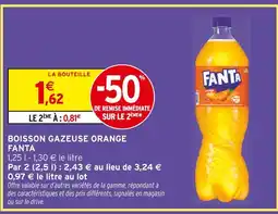 Intermarché Fanta boisson gazeuse orange offre