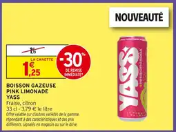 Intermarché Yass boisson gazeuse pink lemonade offre