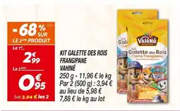 Netto Vahiné kit galette des rois frangipane offre