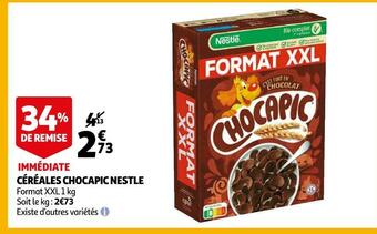 Auchan Nestlé céréales chocapic offre