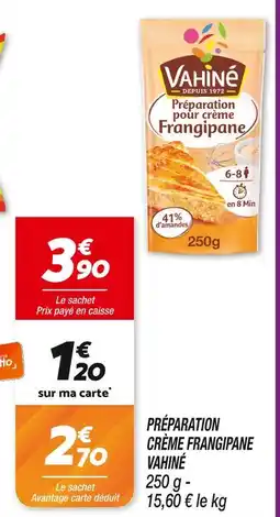 Netto Vahiné préparation pour crème frangipane offre