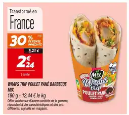 Netto Mix buffet wraps trip poulet pané barbecue mix offre