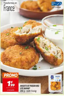 Netto Cité marine nuggets de poisson msc offre