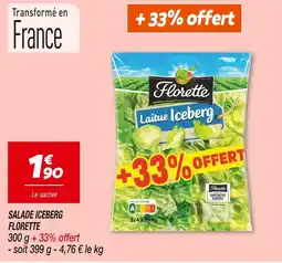 Netto Florette salade iceberg offre