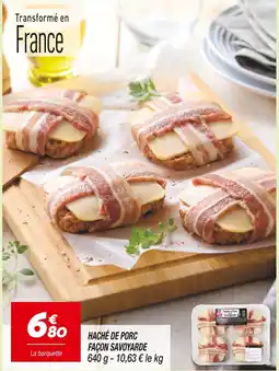 Netto Haché de porc façon savoyarde offre