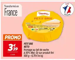 Netto Netto petit brie offre
