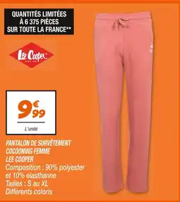 Netto Lee cooper pantalon de survêtement cocooning femme offre