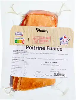 Netto Netto poitrine fumée sans os offre