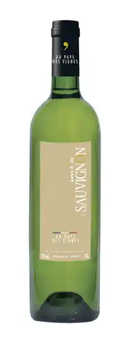 Netto Au pays des vignes igp pays d'oc sauvignon blanc offre