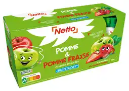 Netto Netto compote en gourdes pomme & pomme fraise offre