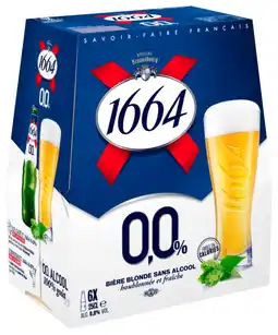 Netto 1664 bière sans alcool blonde offre