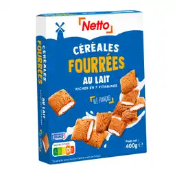 Netto Netto céréales fourrées au lait offre