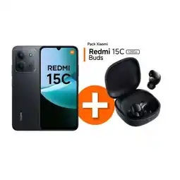 Carrefour Xiaomi pack smartphone redmi 15c + buds offre