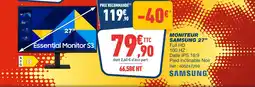 Bureau Vallée Samsung moniteur samsung 27” offre