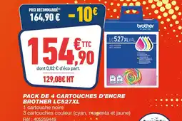 Bureau Vallée Brother lc527xl offre