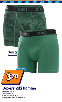 Action Boxers zikki homme offre