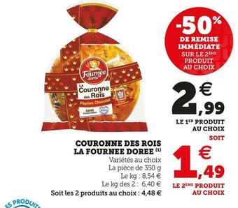 U Express La fournée dorée couronne des rois offre