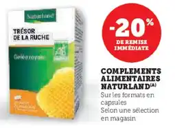 Super U Complements alimentaires naturland offre