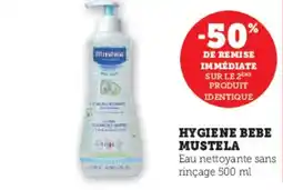 Super U Hygiene bebe mustela offre