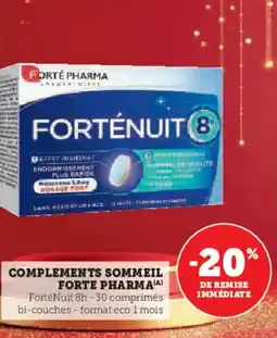Super U Complements sommeil forte pharma offre