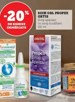 Super U Soin orl propex ortis offre