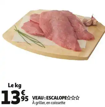 Auchan Veau : escalope offre