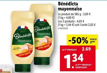 Bénédicta mayonnaise