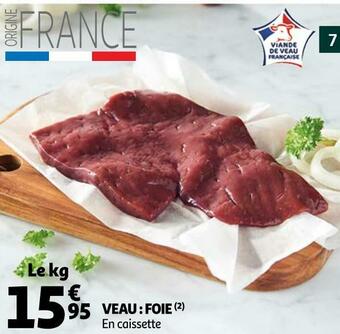 Auchan Veau : foie offre